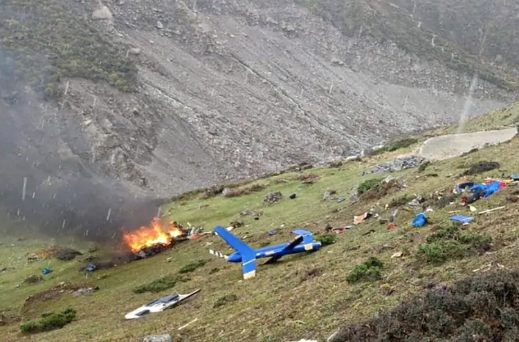 Helicopter crash in Uttrakhand