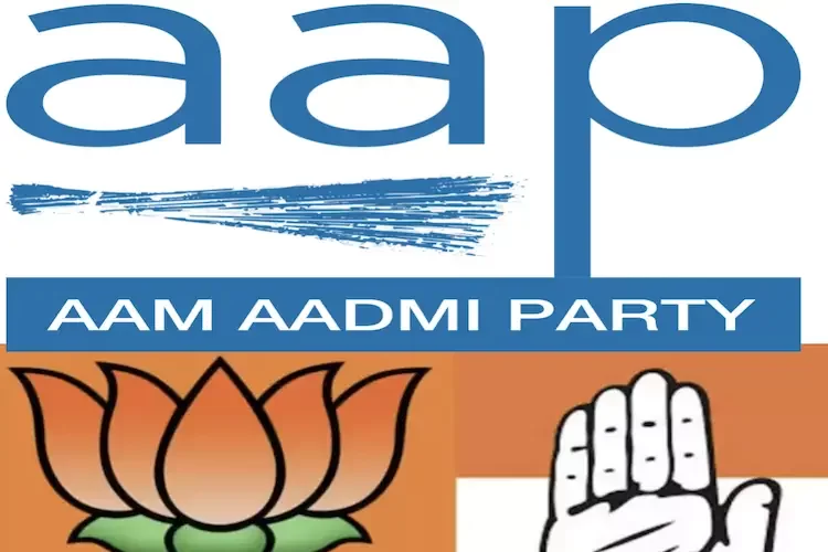AAP BJP and Congress