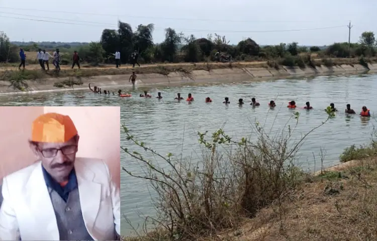 Gwalior District General Secretary of Hindu Mahasabha Gwalior Mohansingh Baghel drowned in canal
