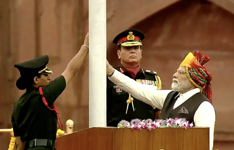 PM Modi at 15th Aug