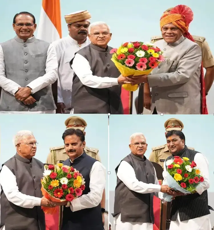 Three MLAs Took OAth As MP Minister