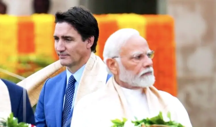 Canada PM Trudeau and Modi