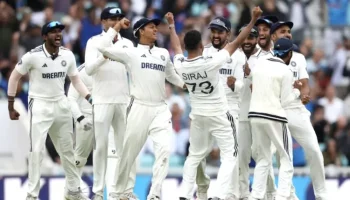 INDIA wins oval test