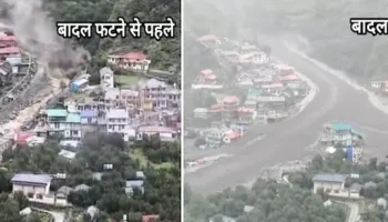 cloud burst at uttarkashi