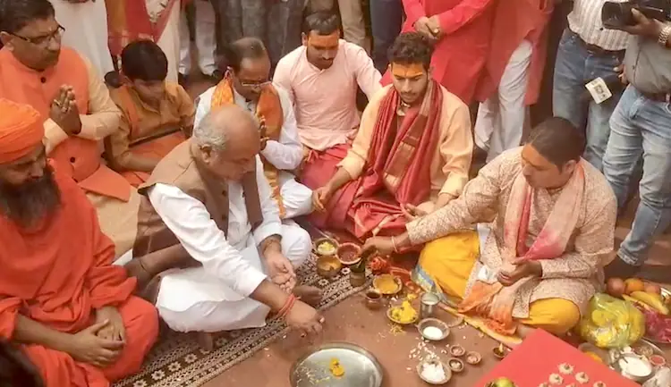 narendra singh tomar gobardhan puja